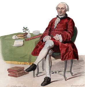 Retrato de Georges Louis Leclerc, Conde de Buffon (1707-1788), naturalista francés de French School