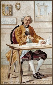Retrato de Germain Soufflot (1713-1780), arquitecto francés. de French School