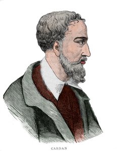 Retrato de Gerolamo Cardano (Girolamo Cardano, Hieronymus Cardanus o Jerome Cardan)