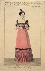 Retrato de Giuseppina Ronzi de Begnis en el papel de Rosina en 