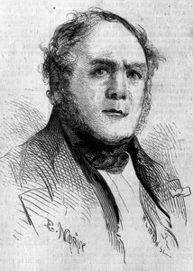 Retrato de Henri Boulay de la Meurthe, senador francés. Grabado por Morin en “Le Monde Illustré” n°85 del 4 de diciembre de 1858. de French School