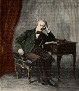 Retrato de Henri Victor Regnault (1810-1878) - Retrato de Henri Victor Regnault, físico y químico francés (1810-78) - Grabado en "Ciencias puestas a disposición de todos - física y química populares" por Alexis Clerc - Finales del siglo XIX - Colección pri