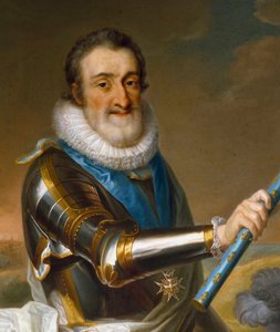 Retrato de Enrique IV de Francia, con armadura (detalle)