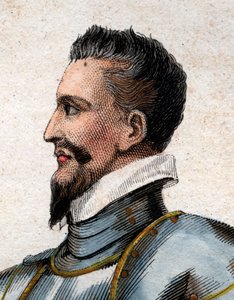 Retrato de Enrique I, Duque de Guisa (1550-1588) llamado el cicatrizado de French School