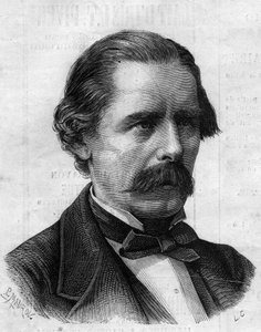 Retrato de Henry Thompson (1820-1904), médico inglés, cirujano de Napoleón III. Grabado en "Le Monde Illustré" n°825 del 1 de febrero de 1873. de French School