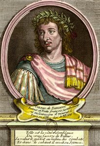 Retrato de Hércules Savinien de Cyrano de Bergerac (1619 - 1655) escritor francés