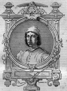 Retrato de Herimar, abad de Saint Denis de Reims (murió en 1070). Grabado en “Histoire des papes-rois-reinas-et-empereurs a través de los siglos” de Maurice Lachatre de French School
