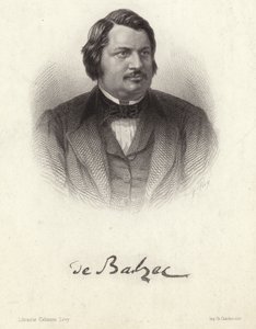 Retrato de Honoré de Balzac de French School