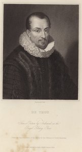 Retrato de Jacques Auguste de Thou de French School