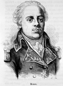 Retrato de Jacques Francois Menou, Barón de Boussay, General Francés (1750-1810) - en “L