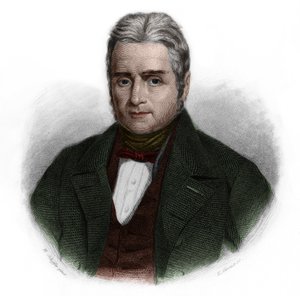 Retrato de Jacques Lafitte (1767-1844), político y banquero francés. en “Book of Speakers” de Louis de Cormenin Timon. 1842. Colección privada. de French School