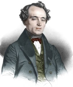 Retrato de Jean Baptiste André Dumas (1800-1884) químico francés.