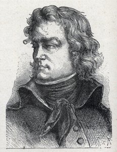 Retrato de Jean Baptiste Camille de Canclaux (1740-1817), general francés de la Revolución. Grabado de 1889