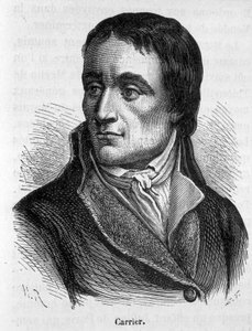 Retrato de Jean Baptiste Carrier (1756 - 1794), político francés - en "L