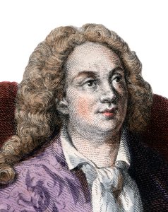 Retrato de Jean Baptiste Rousseau (1670-1741), poeta francés