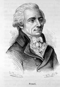 Retrato de Jean Feraud (o Ferraud), político francés (1764-1795) - en "L
