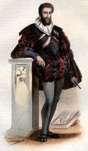 Retrato de Jean Goujon (1510-c.1566), escultor y arquitecto francés. de French School