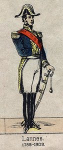 Retrato de Jean Lannes, Duque de Montebello, Mariscal de Francia (1769-1809). Imagen de Épinal de finales del siglo XIX
