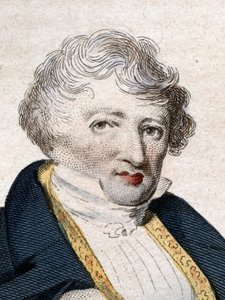 Retrato de Georges Cuvier (1769-1832), naturalista y zoólogo francés de French School