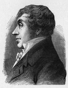 Retrato de Jean Marie Joseph (Jean-Marie-Joseph) Coutelle (1748-1835), comandante de aerostatos militares bajo la República - en “Álbum de la Ciencia; científicos ilustres; Grandes descubrimientos” 1896 de French School