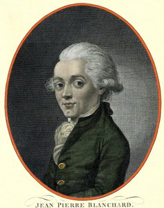 Retrato de Jean Pierre (Jean-Pierre) Blanchard (1753-1809), aeronauta francés. de French School