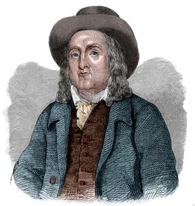 Retrato de Jeremy Bentham (1748-1832), filósofo, economista y jurista teórico inglés de French School