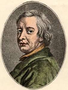 Retrato de John Dryden, poeta inglés, (1631-1700) de French School