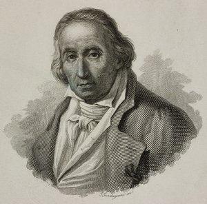 Retrato de Joseph Marie Charles, llamado Jacquard (1752-1834), tejedor francés e inventor del telar de Jacquard, grabado de Guadagnini de French School