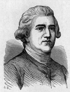 Retrato de Josiah Wedgwood (1730 - 1795), artista e industrial británico - en “Álbum de Ciencia; eruditos ilustres; Grandes descubrimientos” 1896 de French School