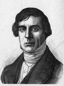 Retrato de Jules Barthelemy Saint-Hilaire (1805 - 1895), erudito y político francés - en 