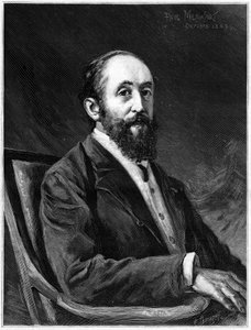 Retrato de Jules Claretie (1840-1913), novelista francés y miembro de la academia francesa entre 1888 y 1913, en "El Mundo Ilustrado"