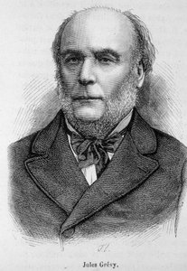 Retrato de Jules Grèvy (1807 - 1891), político francés - en 