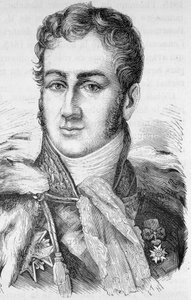 Retrato de Jules de Polignac, político francés (1780 - 1847) - en 