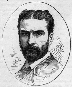 Retrato de Leon Bonnat (1833-1822), pintor francés. Grabado en "Le Monde Illustré" n°890 del 2 de mayo de 1874 de French School