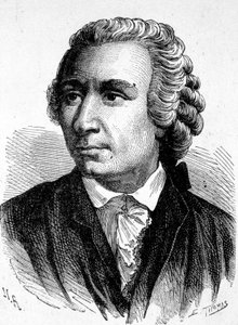 Retrato de Léon (Leonhard) Euler (1707 - 1783), matemático suizo - en “Álbum de la Ciencia; científicos ilustres; Grandes descubrimientos” 1896.