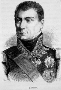 Retrato de Louis Alexandre Berthier, Mariscal francés (1753 - 1815) - en “La Historia de Francia” de Henri Martin