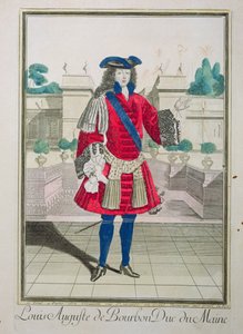 Retrato de Luis Augusto de Borbón (1670-1736) Duque de Maine de French School