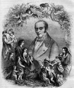 Retrato de Louis Benoit Guersant (1777-1848), médico francés.