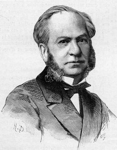 Retrato de Louis Brandus (fallecido en 1887) famoso editor musical del siglo XIX. de French School