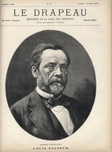 Retrato de Louis Pasteur (1822-1895) - portada de El Monitor de la Liga de Patriotas - 7 de noviembre de French School