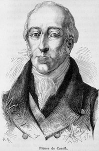 Retrato de Luis V Joseph de Borbón-Conde (1736-1818), octavo príncipe de Condé, hombre de guerra francés- en “L