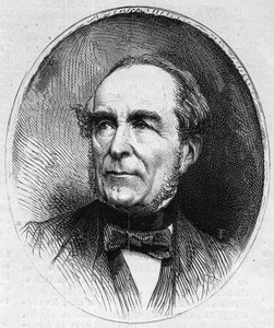 Retrato de Louis Vitet (1802-1873), político francés. Grabado en 
