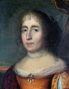Retrato de Madame de Scudery de French School
