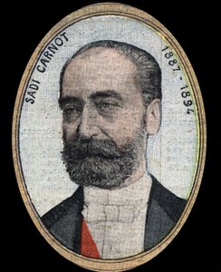 Retrato de Marie François Sadi Carnot (1837-1894), presidente de la República Francesa. de French School