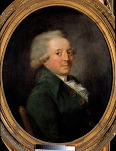 Retrato de Marie Jean Antoine Nicolas de Caritat, Marqués de Condorcet (1743-1793), filósofo francés. Pintura francesa anónima de French School