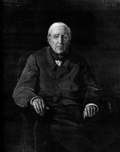 Retrato de Marthe Camille Bachasson, Conde de Montalivet (1801-1880), político francés. Grabado en “Le Monde Illustré” n°1190 del 17 de enero de 1880 de French School