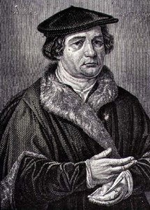 Retrato de Martín Lutero (1483-1546) reformador religioso alemán de French School