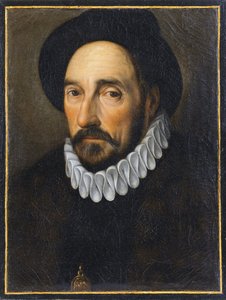 Retrato de Michel de Montaigne de French School