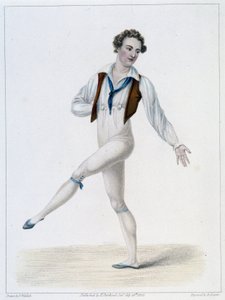 Retrato de Monsieur Le Blond en el Ballet del Campesino Asumido de French School