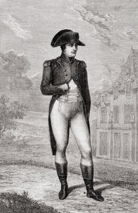 Retrato de Napoleón Bonaparte, de Histoire de la Révolution Française por Louis Blanc
